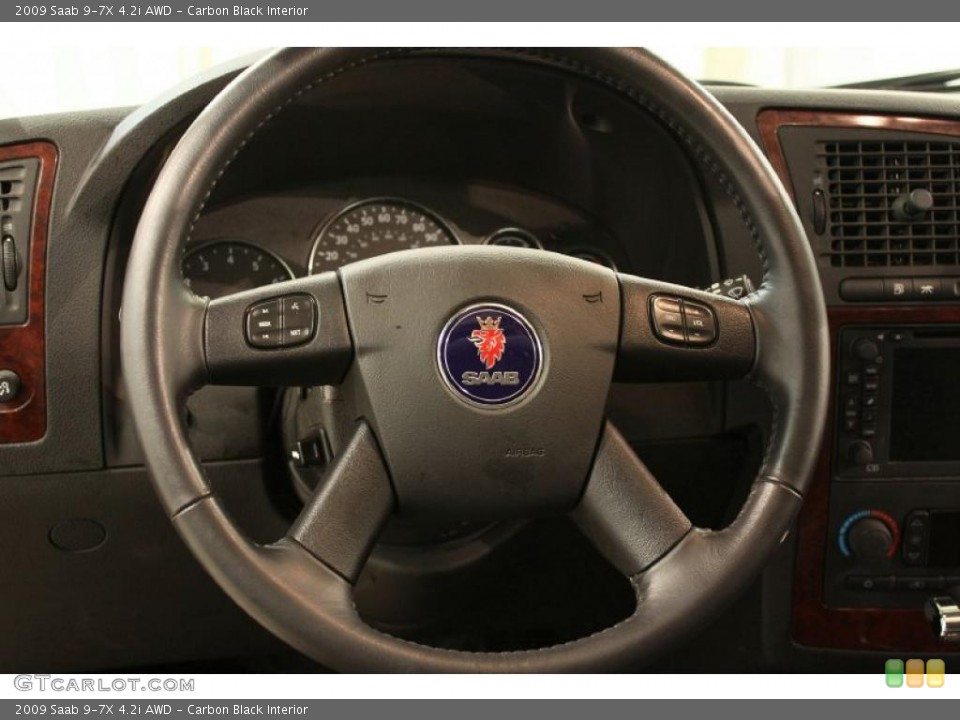 Carbon Black Interior Steering Wheel for the 2009 Saab 9-7X 4.2i AWD #48826466