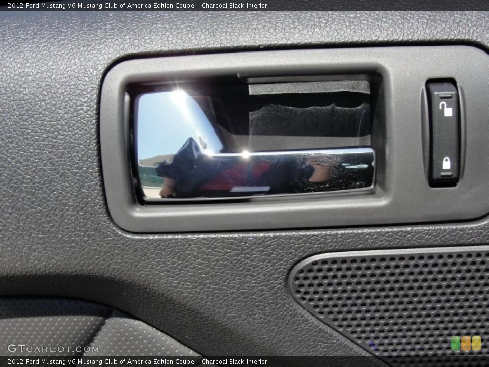 Charcoal Black Interior Controls for the 2012 Ford Mustang V6 Mustang Club of America Edition Coupe #48827238