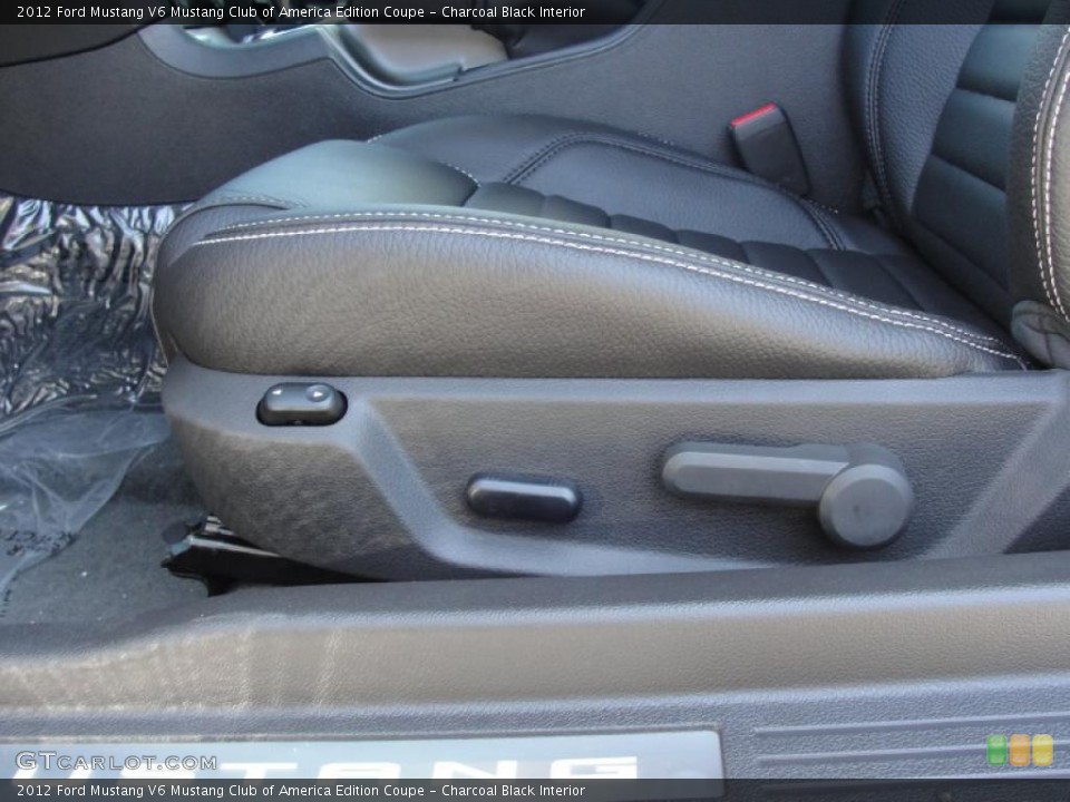 Charcoal Black Interior Controls for the 2012 Ford Mustang V6 Mustang Club of America Edition Coupe #48827283