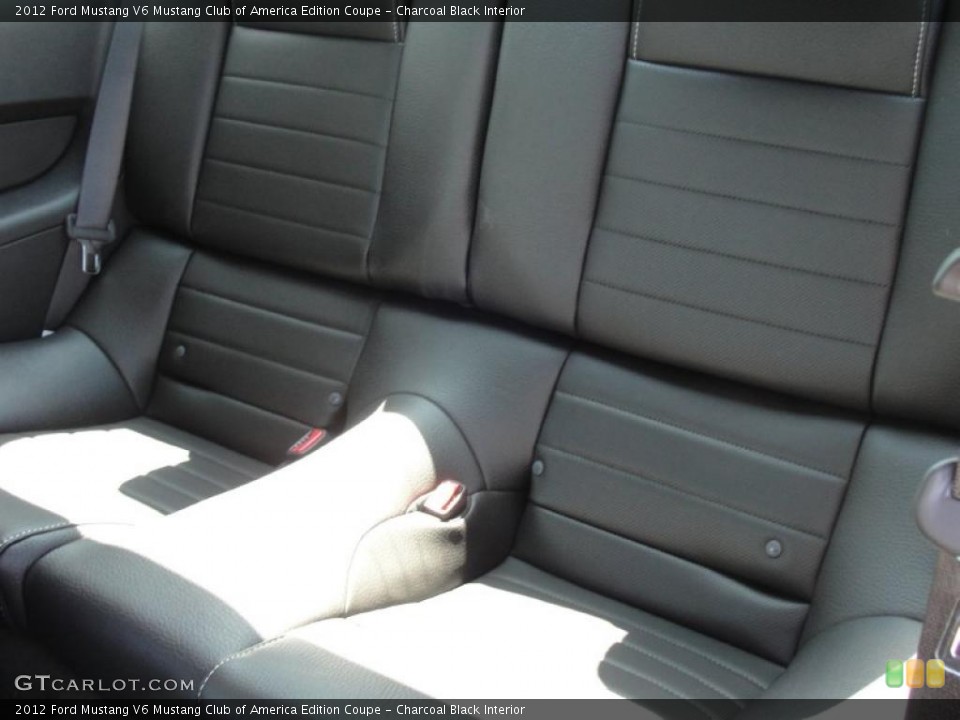 Charcoal Black Interior Photo for the 2012 Ford Mustang V6 Mustang Club of America Edition Coupe #48827298
