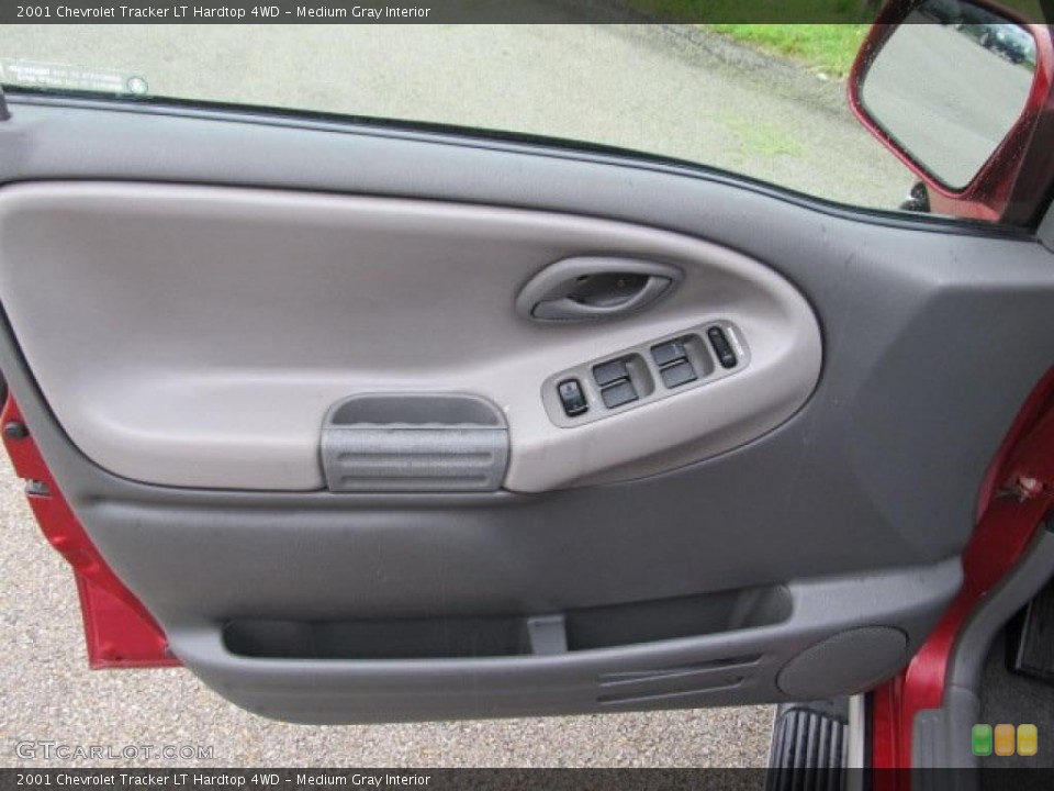 Medium Gray Interior Door Panel for the 2001 Chevrolet Tracker LT Hardtop 4WD #48827418
