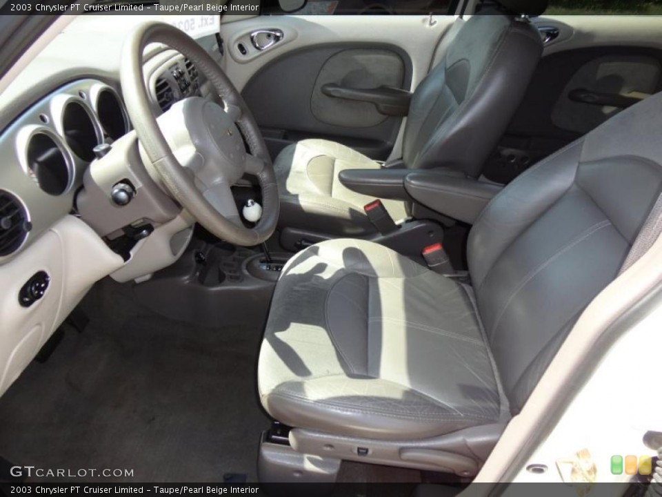 Taupe/Pearl Beige Interior Photo for the 2003 Chrysler PT Cruiser Limited #48833496