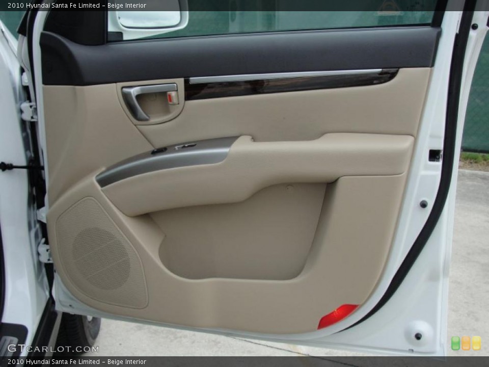 Beige Interior Door Panel for the 2010 Hyundai Santa Fe Limited #48833520