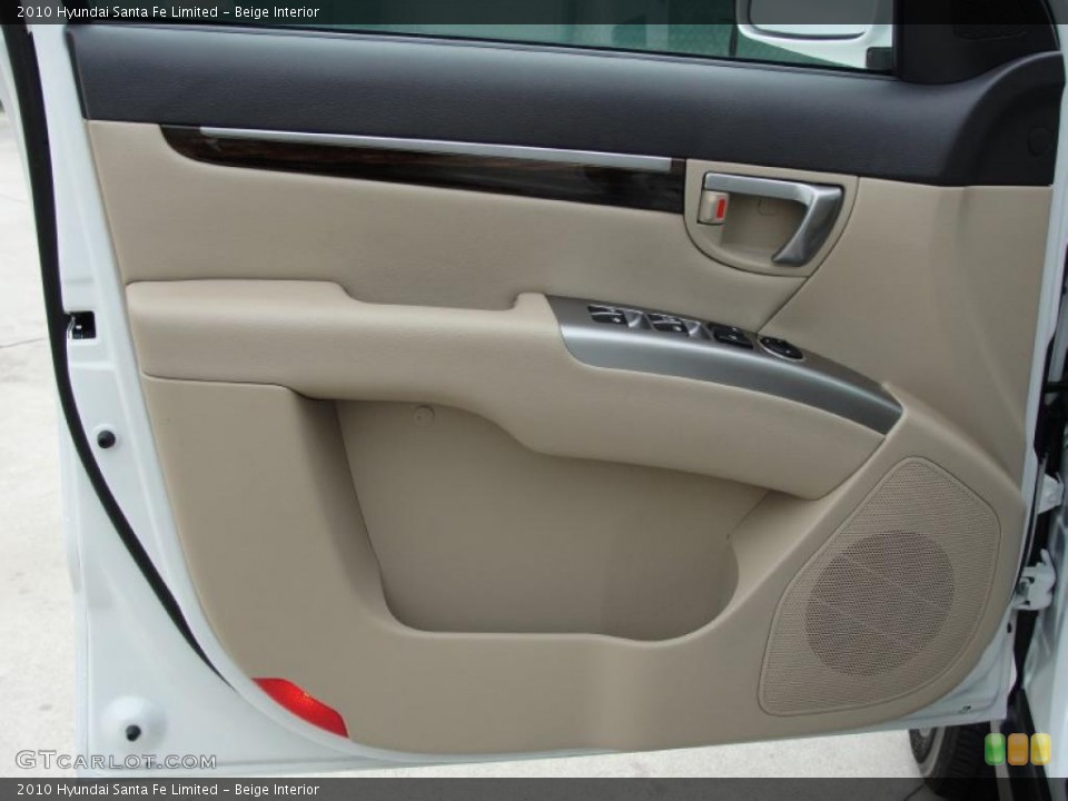Beige Interior Door Panel for the 2010 Hyundai Santa Fe Limited #48833676
