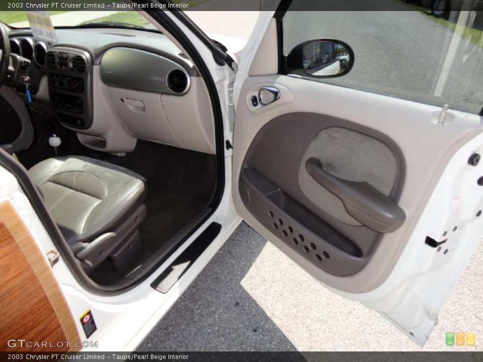Taupe/Pearl Beige Interior Door Panel for the 2003 Chrysler PT Cruiser Limited #48833694