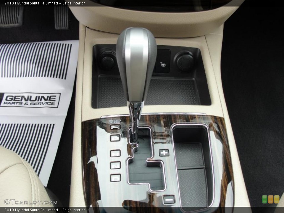 Beige Interior Transmission for the 2010 Hyundai Santa Fe Limited #48833847