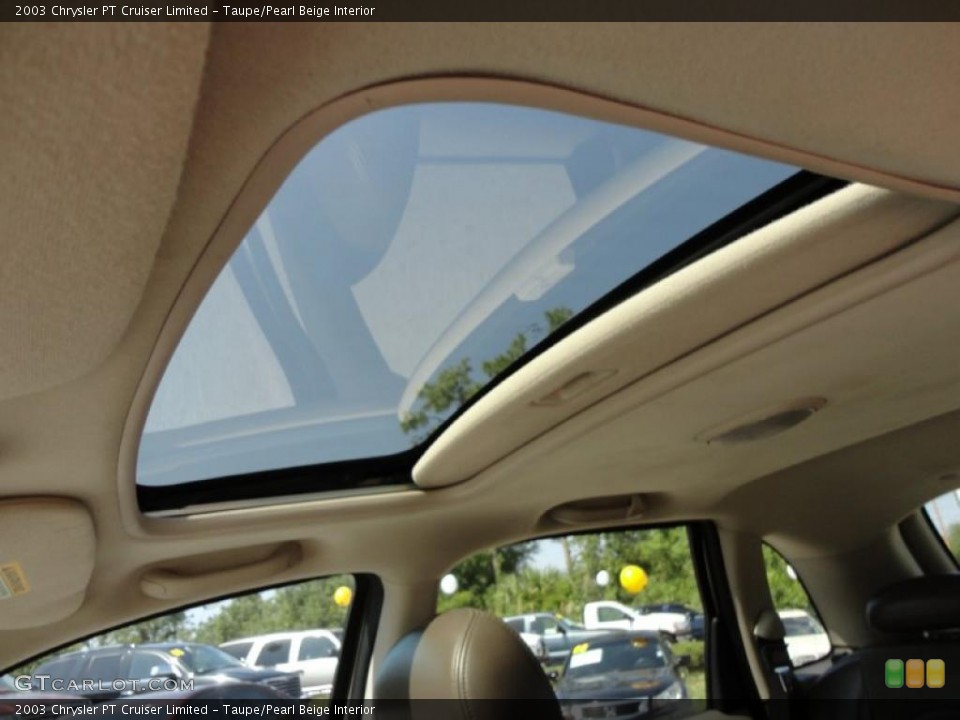 Taupe/Pearl Beige Interior Sunroof for the 2003 Chrysler PT Cruiser Limited #48833922