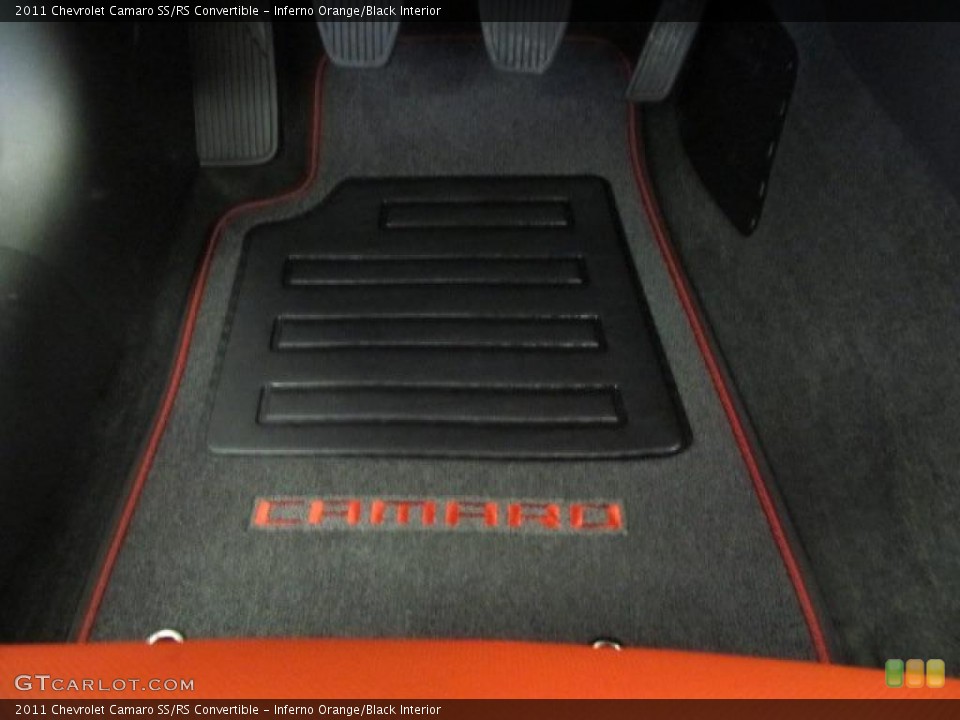 Inferno Orange/Black Interior Photo for the 2011 Chevrolet Camaro SS/RS Convertible #48834807