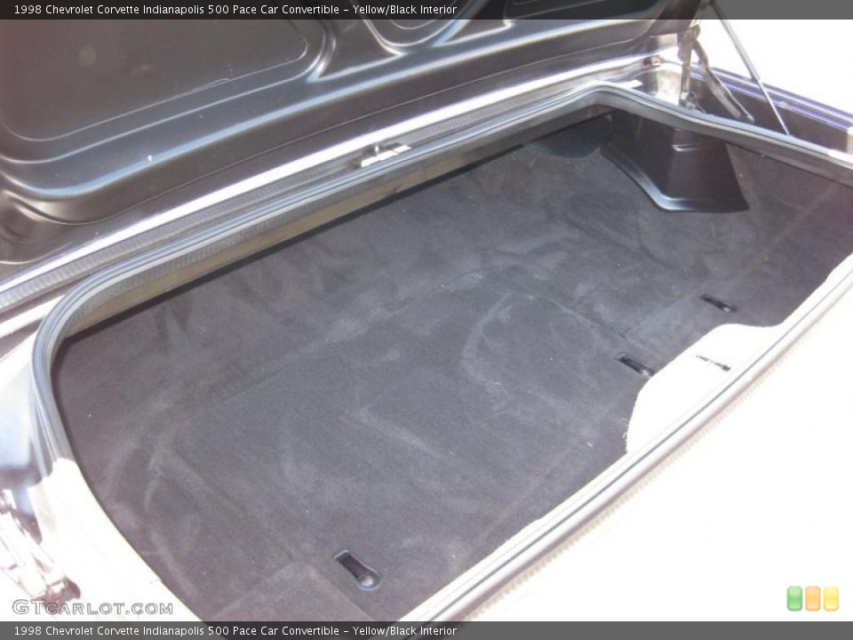 Yellow/Black Interior Trunk for the 1998 Chevrolet Corvette Indianapolis 500 Pace Car Convertible #48835833