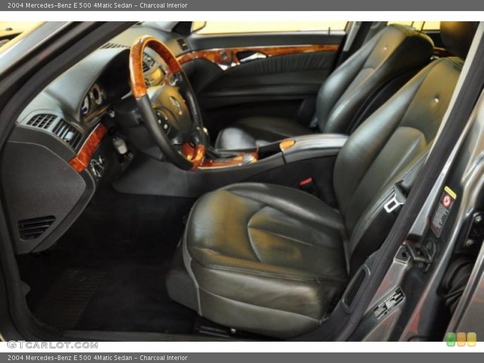 Charcoal Interior Photo for the 2004 Mercedes-Benz E 500 4Matic Sedan #48836325