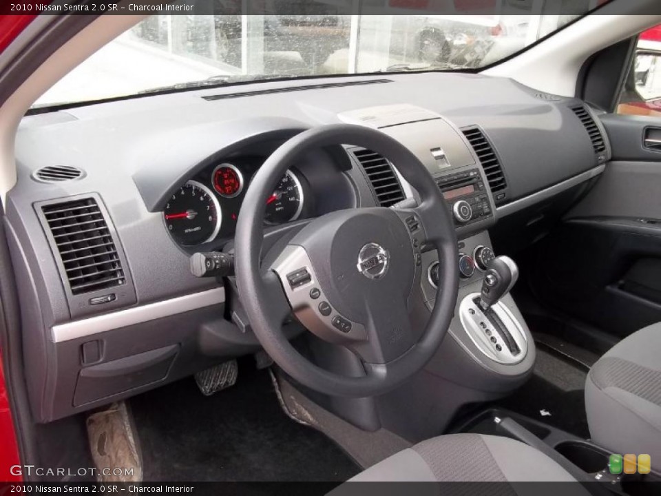 Charcoal Interior Dashboard for the 2010 Nissan Sentra 2.0 SR #48837246
