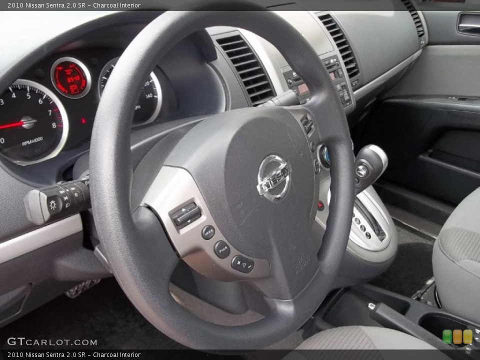 Charcoal Interior Steering Wheel for the 2010 Nissan Sentra 2.0 SR #48837258