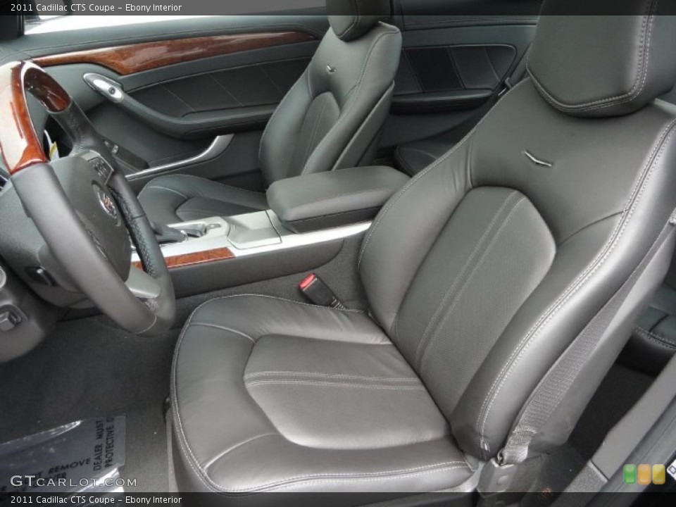 Ebony Interior Photo for the 2011 Cadillac CTS Coupe #48837315