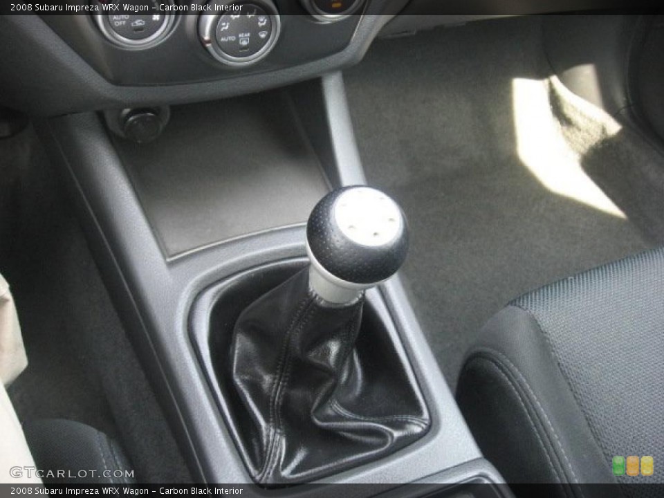 Carbon Black Interior Transmission for the 2008 Subaru Impreza WRX Wagon #48837390