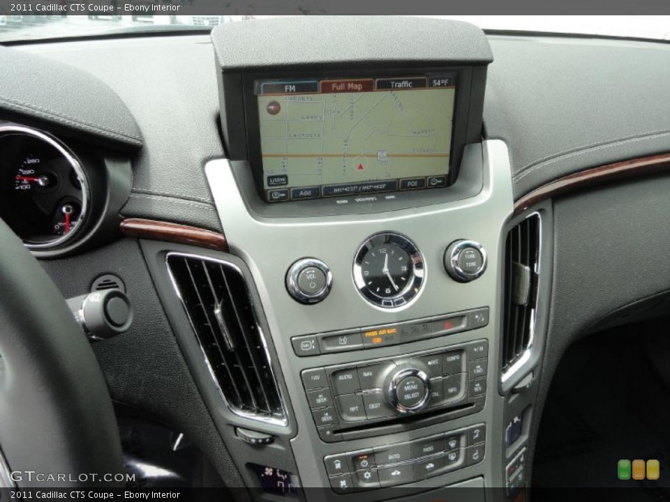 Ebony Interior Navigation for the 2011 Cadillac CTS Coupe #48837423