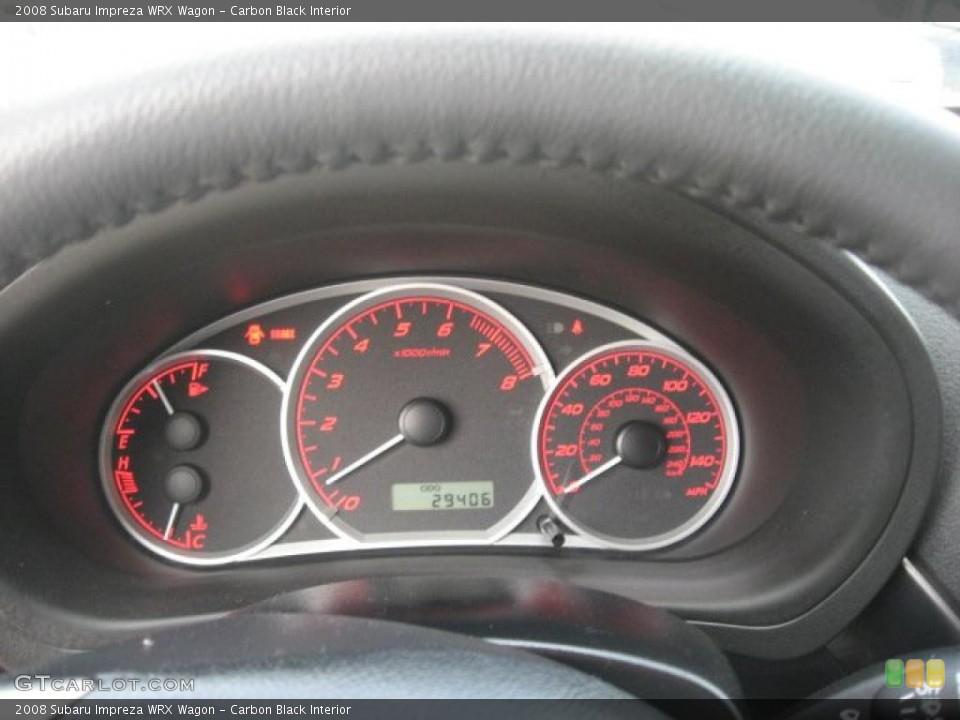 Carbon Black Interior Gauges for the 2008 Subaru Impreza WRX Wagon #48837549