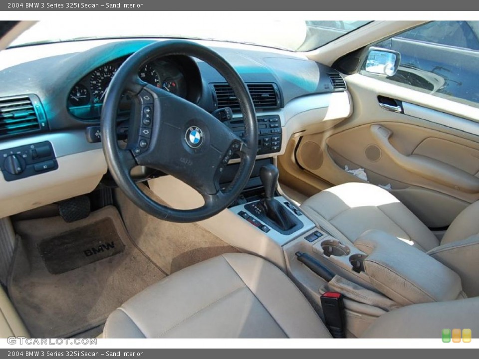 Sand Interior Prime Interior for the 2004 BMW 3 Series 325i Sedan #48838440