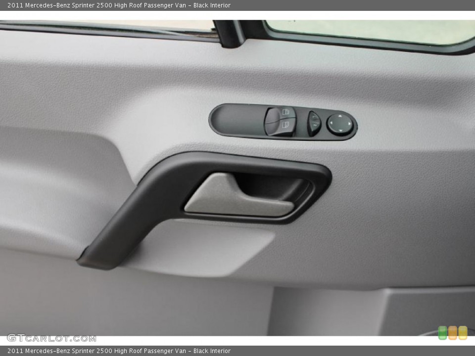 Black Interior Controls for the 2011 Mercedes-Benz Sprinter 2500 High Roof Passenger Van #48839994