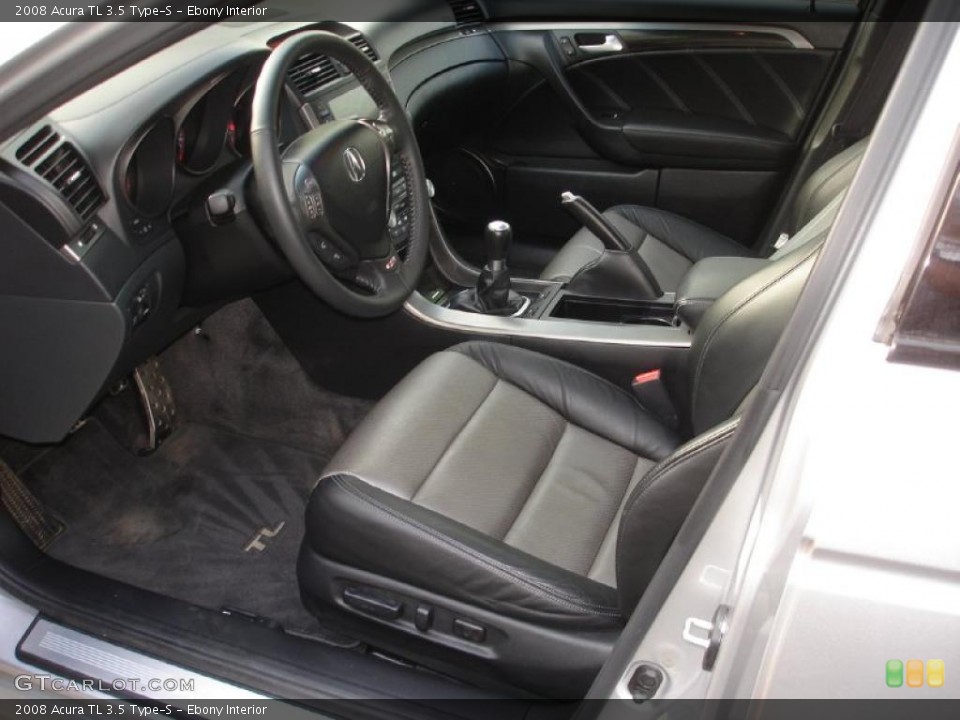 Ebony Interior Photo for the 2008 Acura TL 3.5 Type-S #48843231