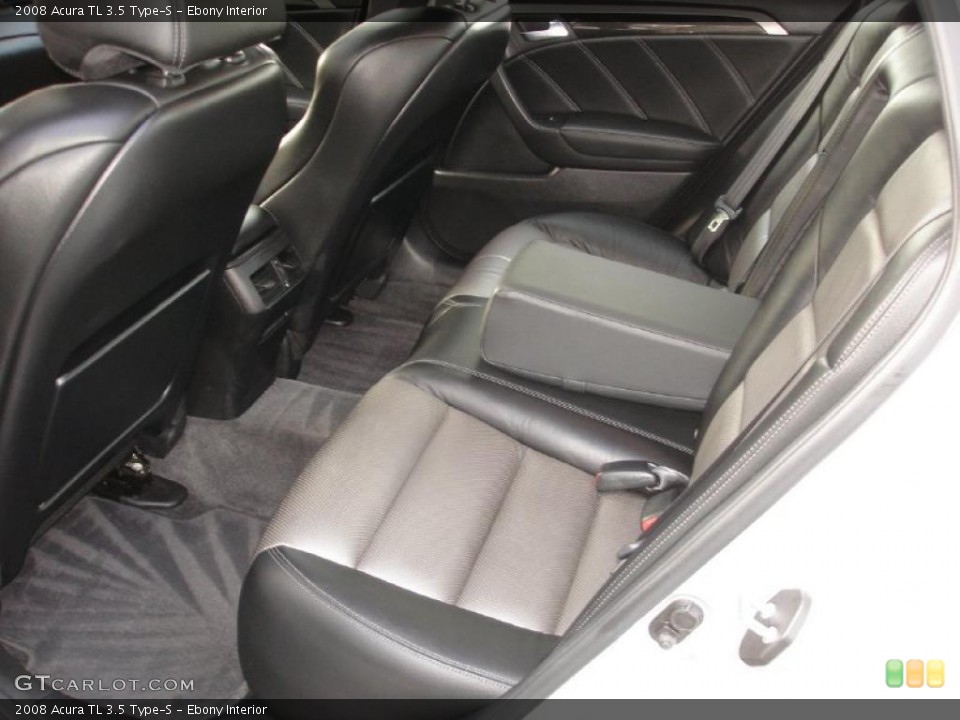 Ebony Interior Photo for the 2008 Acura TL 3.5 Type-S #48843246