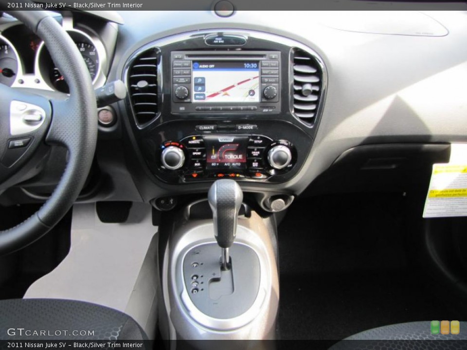 Black/Silver Trim Interior Navigation for the 2011 Nissan Juke SV #48843564
