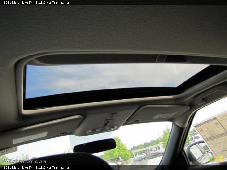 Black/Silver Trim Interior Sunroof for the 2011 Nissan Juke SV #48843594