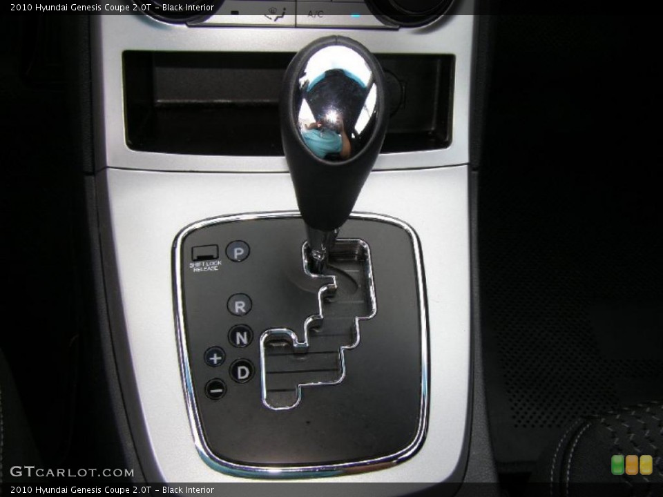 Black Interior Transmission for the 2010 Hyundai Genesis Coupe 2.0T #48844659