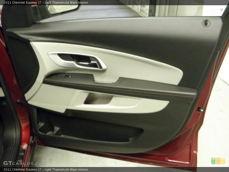 Light Titanium/Jet Black Interior Door Panel for the 2011 Chevrolet Equinox LT #48846355