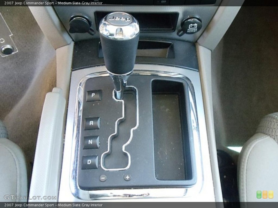 Medium Slate Gray Interior Transmission for the 2007 Jeep Commander Sport #48846748