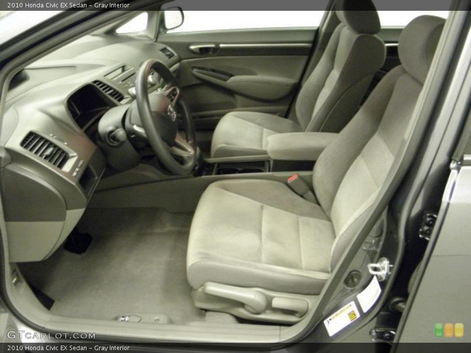 Gray Interior Photo for the 2010 Honda Civic EX Sedan #48847756