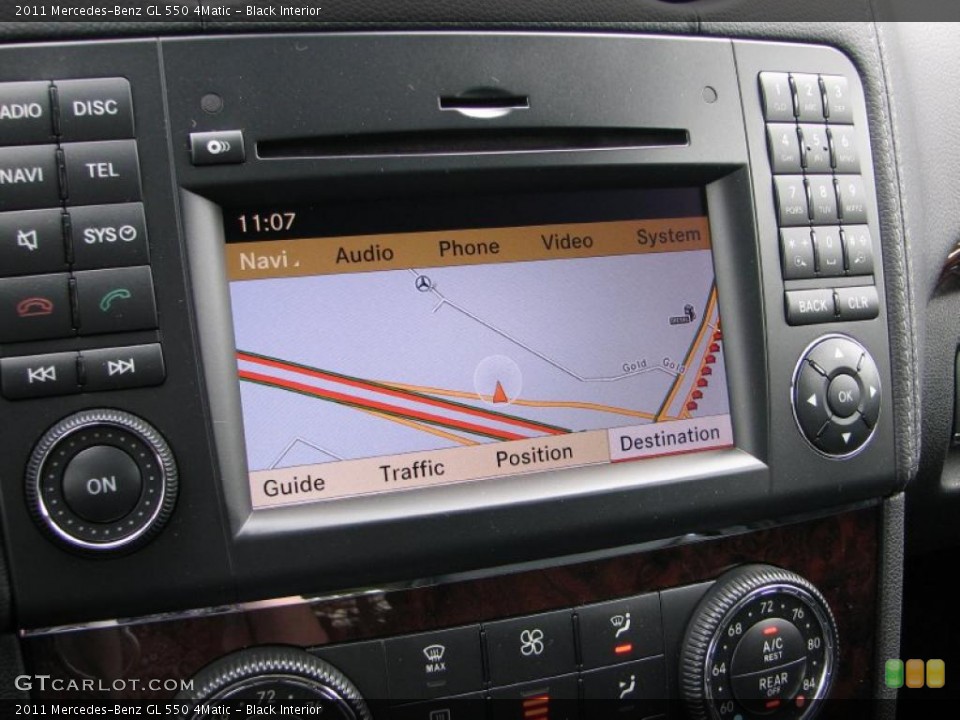 Black Interior Navigation for the 2011 Mercedes-Benz GL 550 4Matic #48848143