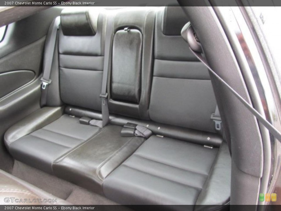 Ebony Black Interior Photo for the 2007 Chevrolet Monte Carlo SS #48854878