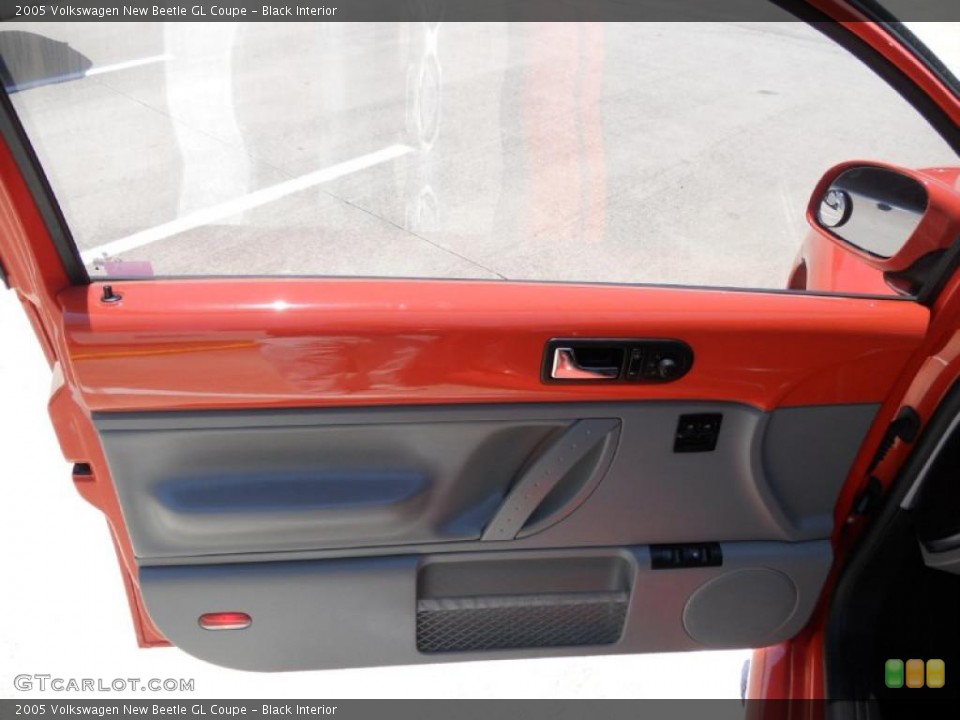 Black Interior Door Panel for the 2005 Volkswagen New Beetle GL Coupe #48855817