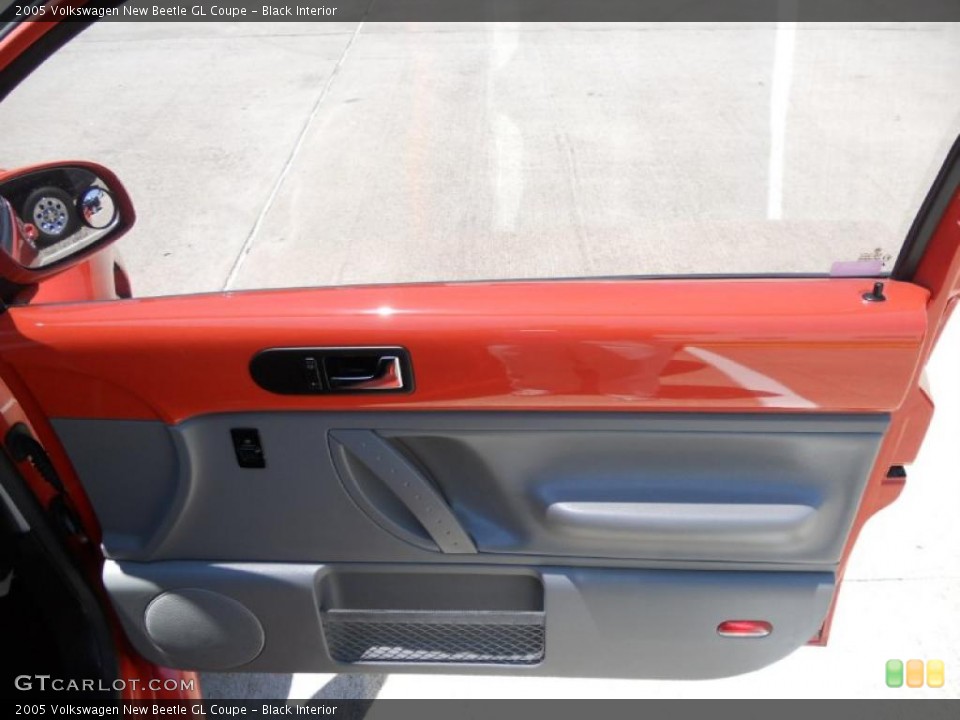 Black Interior Door Panel for the 2005 Volkswagen New Beetle GL Coupe #48855853