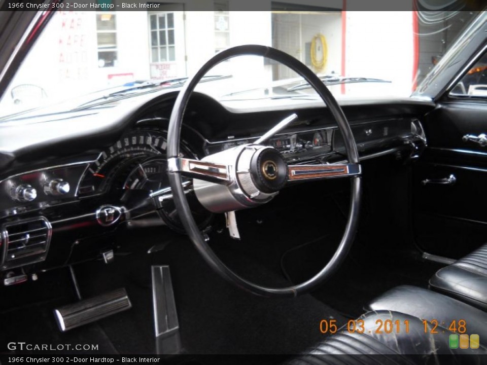Black 1966 Chrysler 300 Interiors