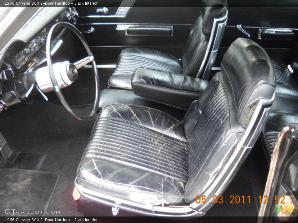 Black Interior Photo for the 1966 Chrysler 300 2-Door Hardtop #48856579