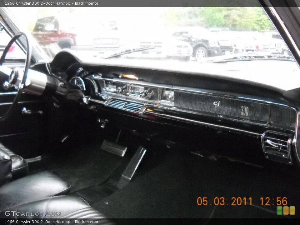 Black Interior Dashboard for the 1966 Chrysler 300 2-Door Hardtop #48856780