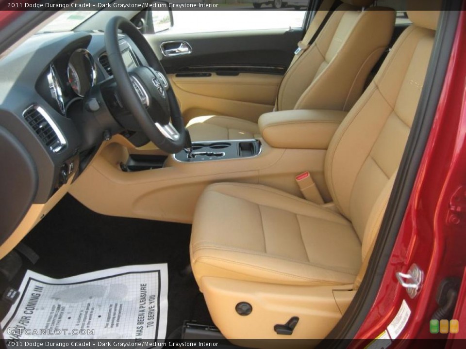 Dark Graystone/Medium Graystone Interior Photo for the 2011 Dodge Durango Citadel #48860869