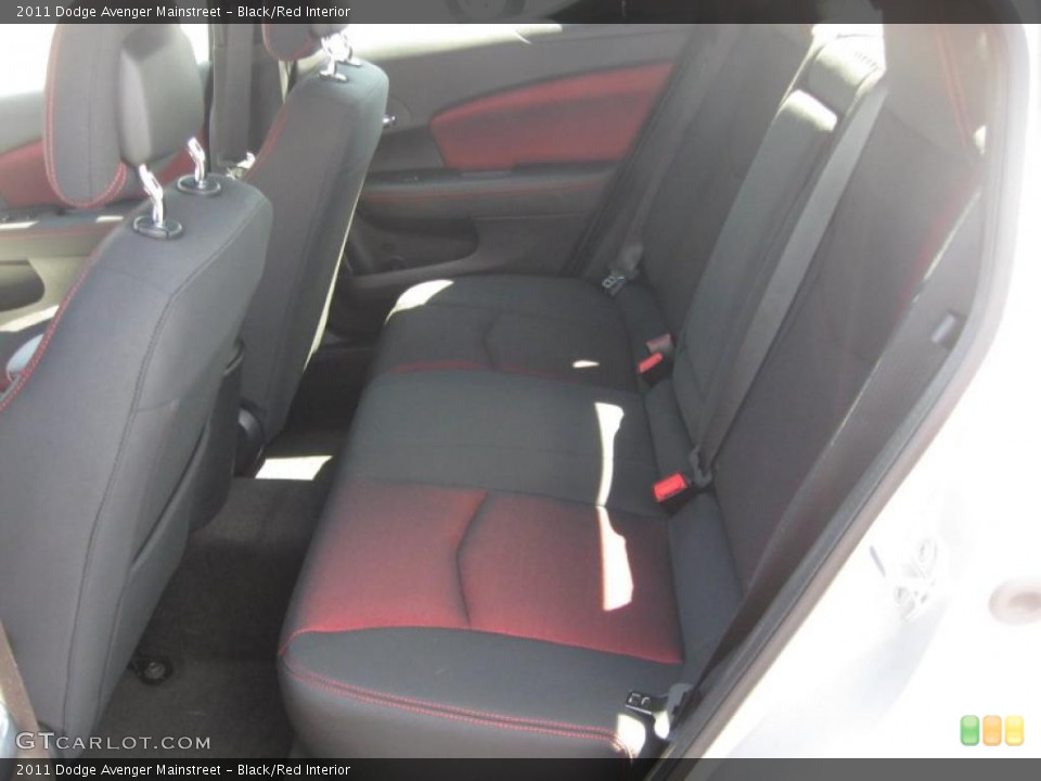 Black/Red Interior Photo for the 2011 Dodge Avenger Mainstreet #48861661