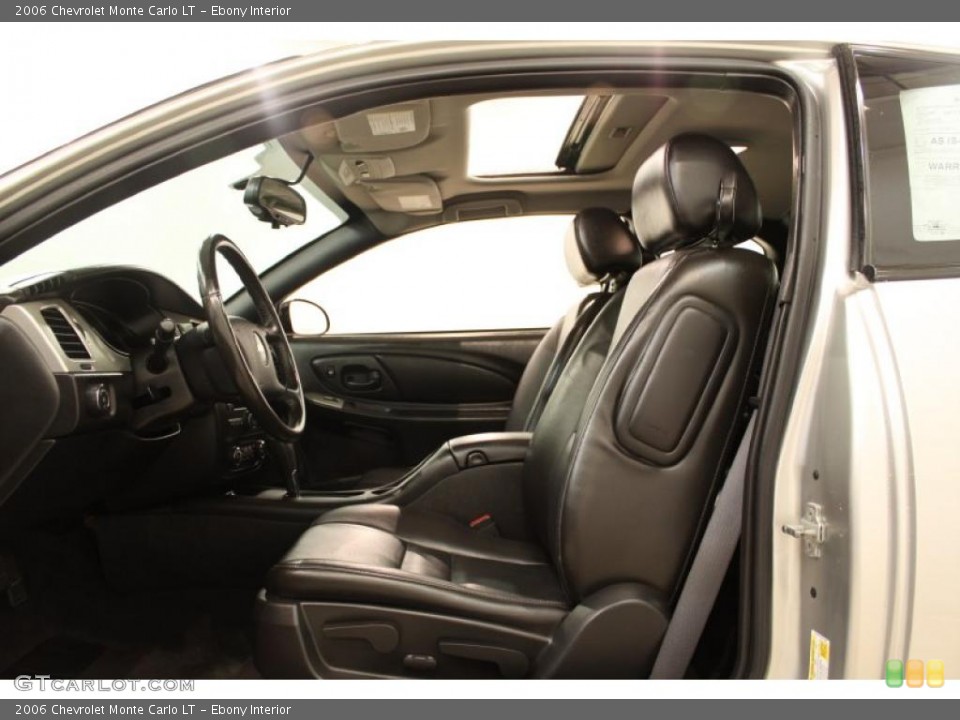 Ebony Interior Photo for the 2006 Chevrolet Monte Carlo LT #48863428