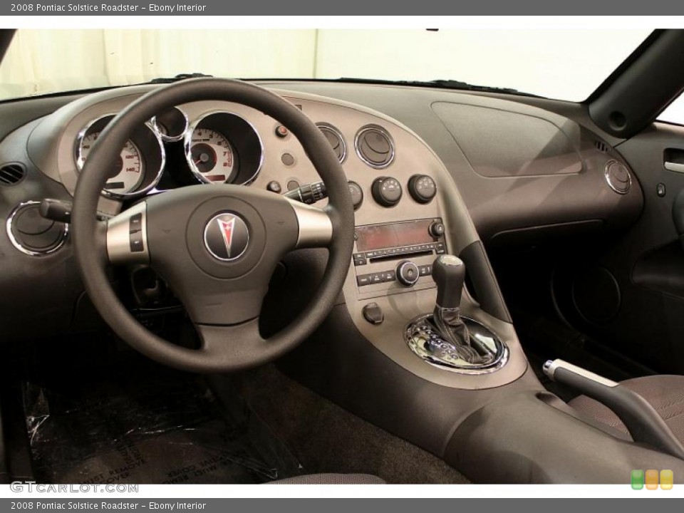 Ebony Interior Dashboard for the 2008 Pontiac Solstice Roadster #48863530