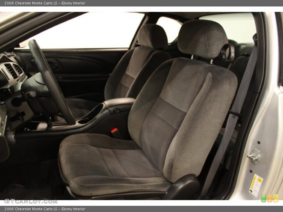 Ebony Interior Photo for the 2006 Chevrolet Monte Carlo LS #48863719