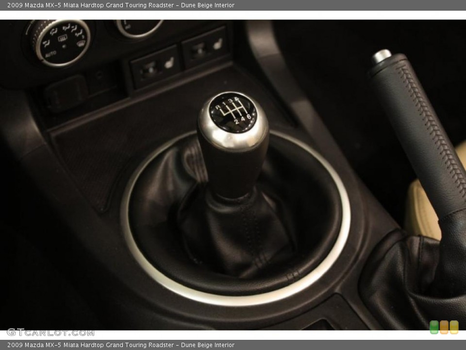 Dune Beige Interior Transmission for the 2009 Mazda MX-5 Miata Hardtop Grand Touring Roadster #48865360