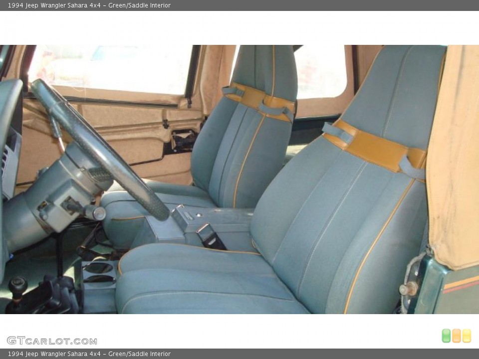 Green/Saddle Interior Photo for the 1994 Jeep Wrangler Sahara 4x4 #48865462