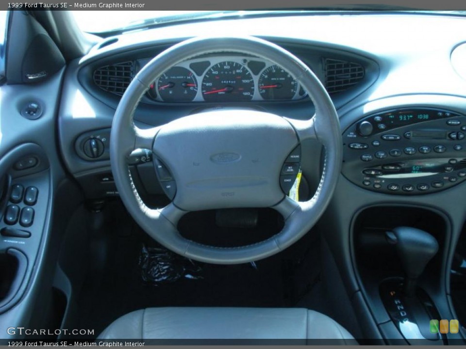 Medium Graphite Interior Dashboard for the 1999 Ford Taurus SE #48868467