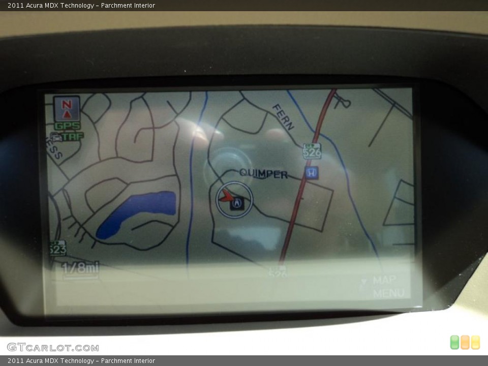 Parchment Interior Navigation for the 2011 Acura MDX Technology #48868527