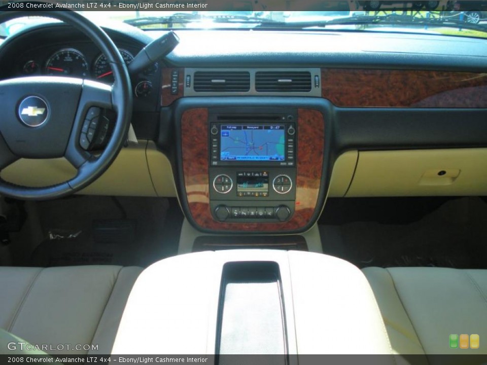 Ebony/Light Cashmere Interior Dashboard for the 2008 Chevrolet Avalanche LTZ 4x4 #48869202