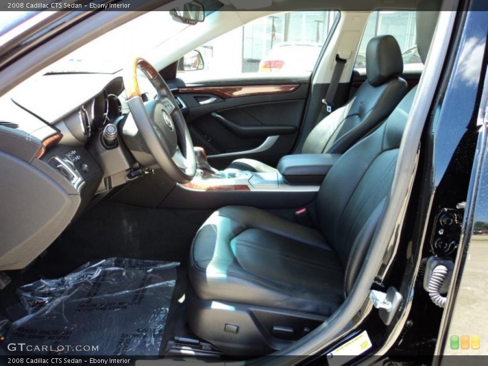 Ebony Interior Photo for the 2008 Cadillac CTS Sedan #48869484