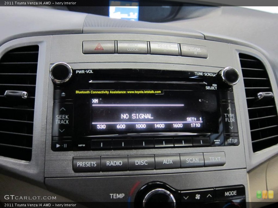Ivory Interior Controls for the 2011 Toyota Venza I4 AWD #48870744