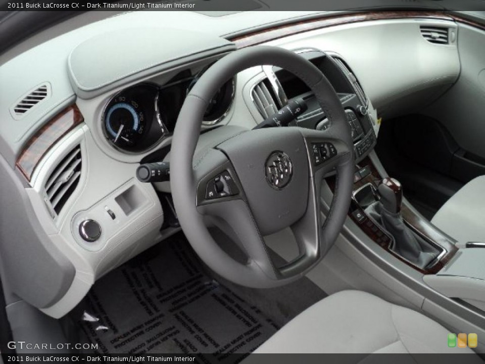 Dark Titanium/Light Titanium Interior Prime Interior for the 2011 Buick LaCrosse CX #48872826